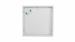 Surface frame for 60x60 LED panels - aluminum, white, foldable